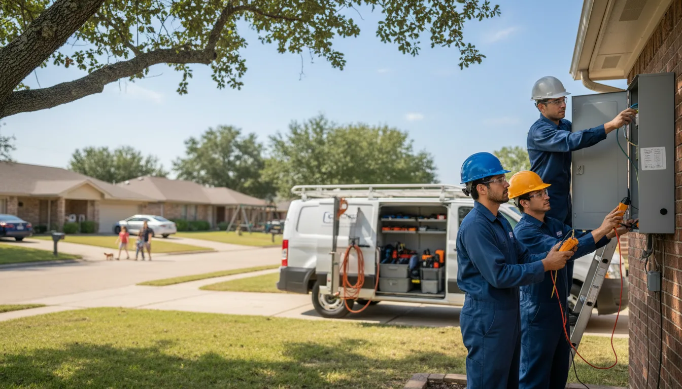 Certified electrician providing emergency electrical services in Sleepy Eye, MN
